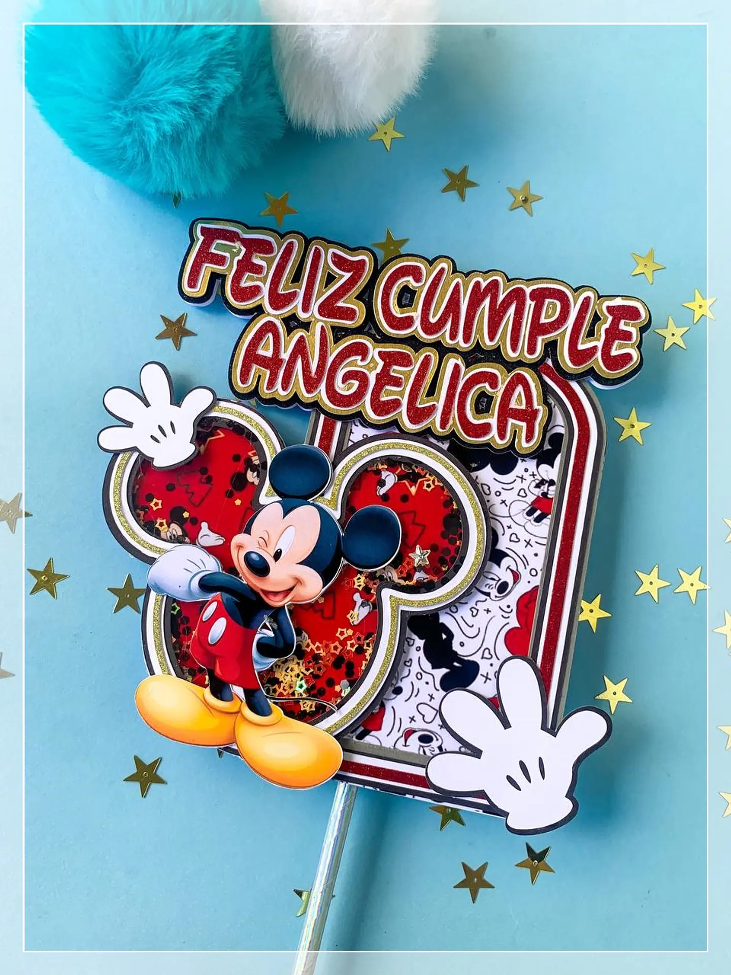 Arquivo de Corte Topo de Bolo Mickey 6 1