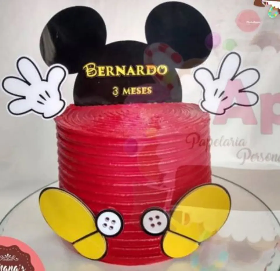 Arquivo de Corte Topo de Bolo Mickey 1 1