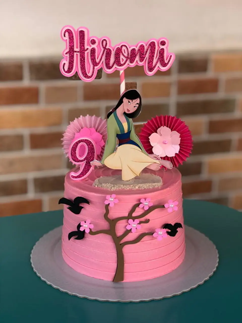 Arquivo de Corte Topo de Bolo Mulan 13 1