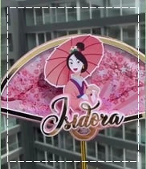Arquivo de Corte Topo de Bolo Mulan 3