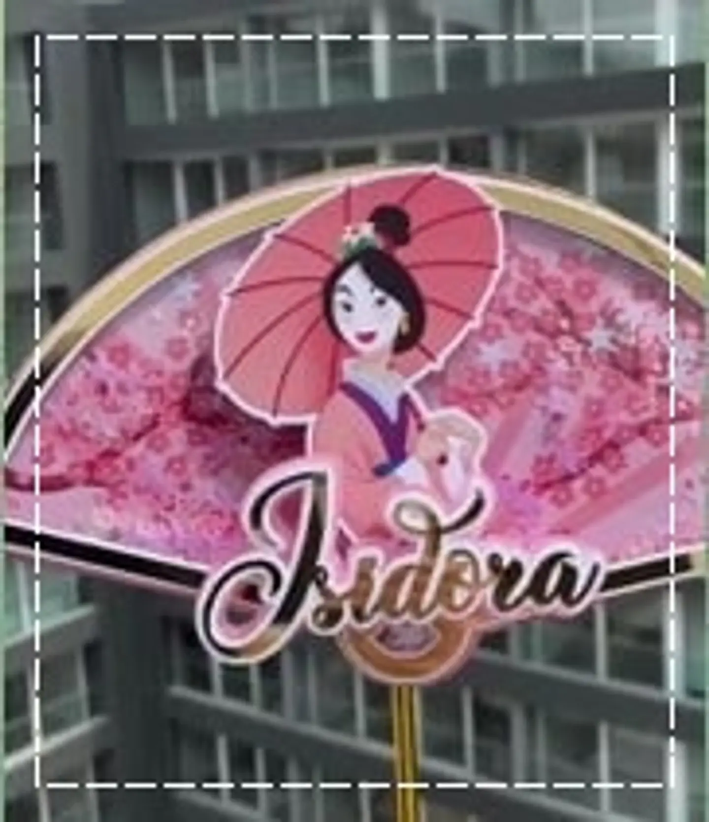 Arquivo de Corte Topo de Bolo Mulan 3 1
