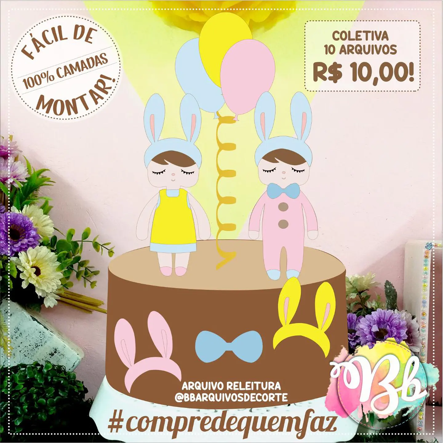 Arquivo de Corte Topo de Bolo Metoo Doll 4 1