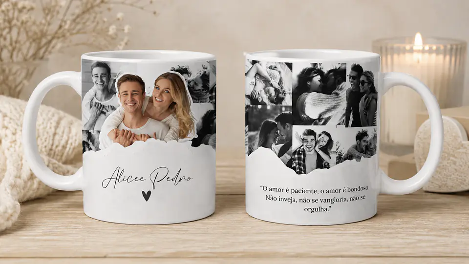Sublimação Caneca - colagem de fotos 1