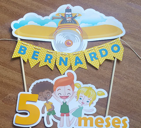 Arquivo de Corte Topo de Bolo Mundo Bita 5