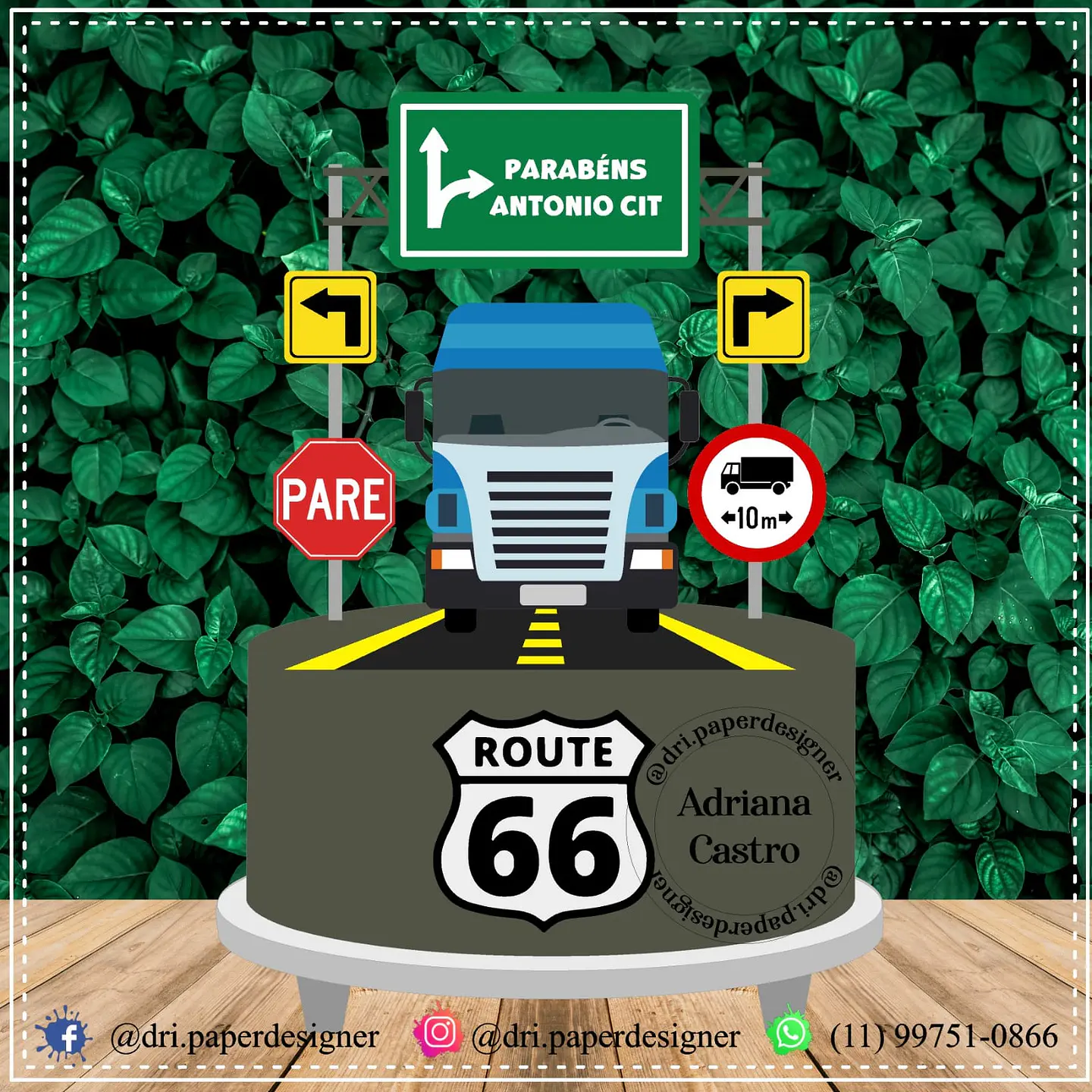Arquivo de Corte Topo de Bolo Motorista - Transito 2 1