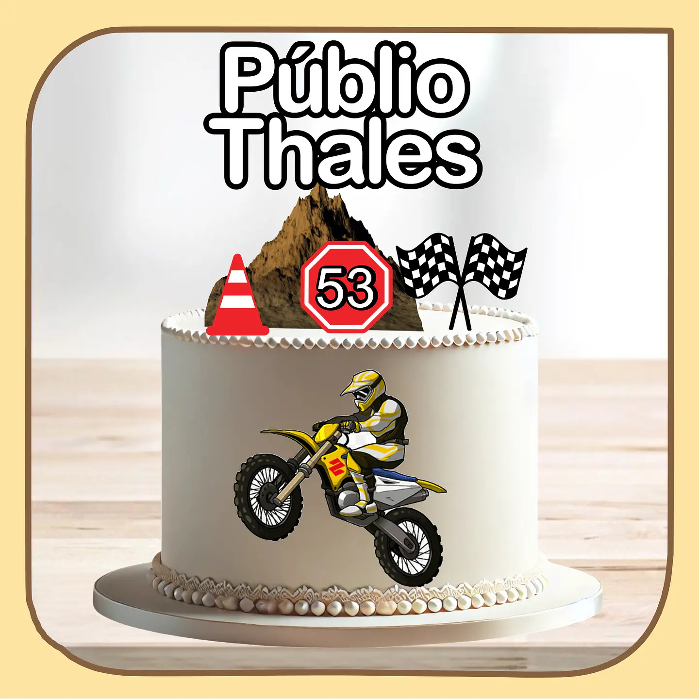Arquivo de Corte Topo de Bolo Motocross 11 1