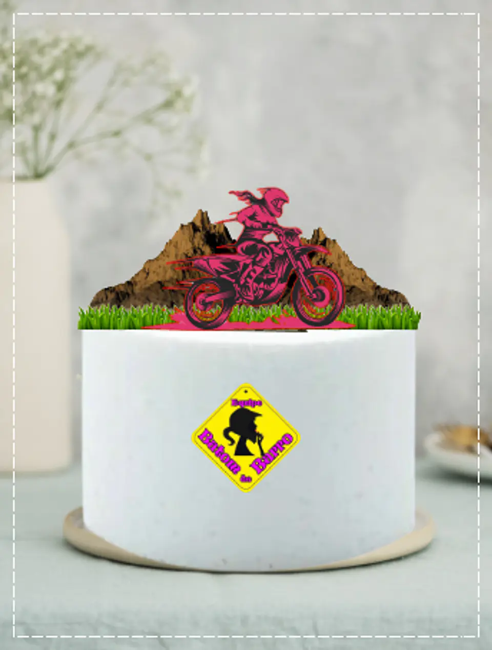 Arquivo de Corte Topo de Bolo Motocross 8 1