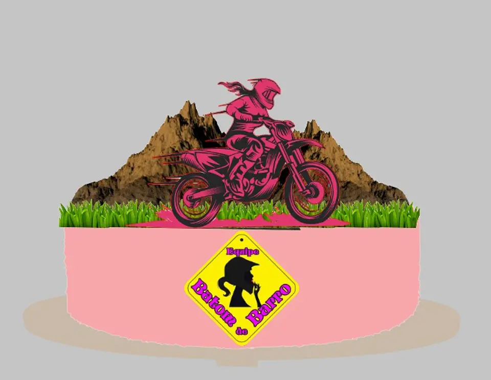 Arquivo de Corte Topo de Bolo Motocross 5 1