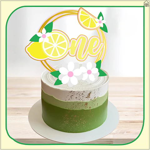 Arquivo de Corte Topo de Bolo Limão Limonada 9