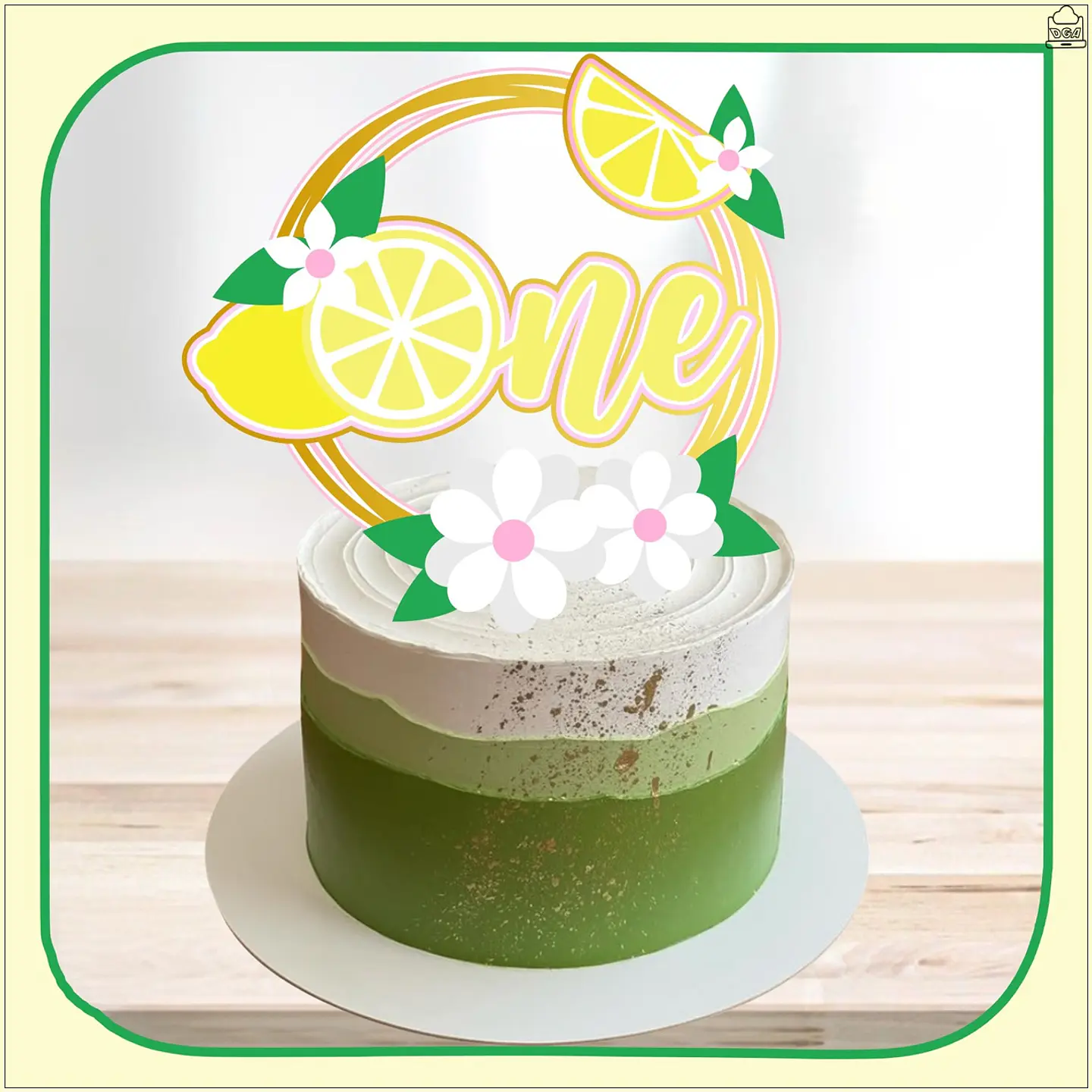 Arquivo de Corte Topo de Bolo Limão Limonada 9 1