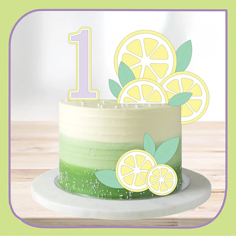 Arquivo de Corte Topo de Bolo Limão Limonada 7