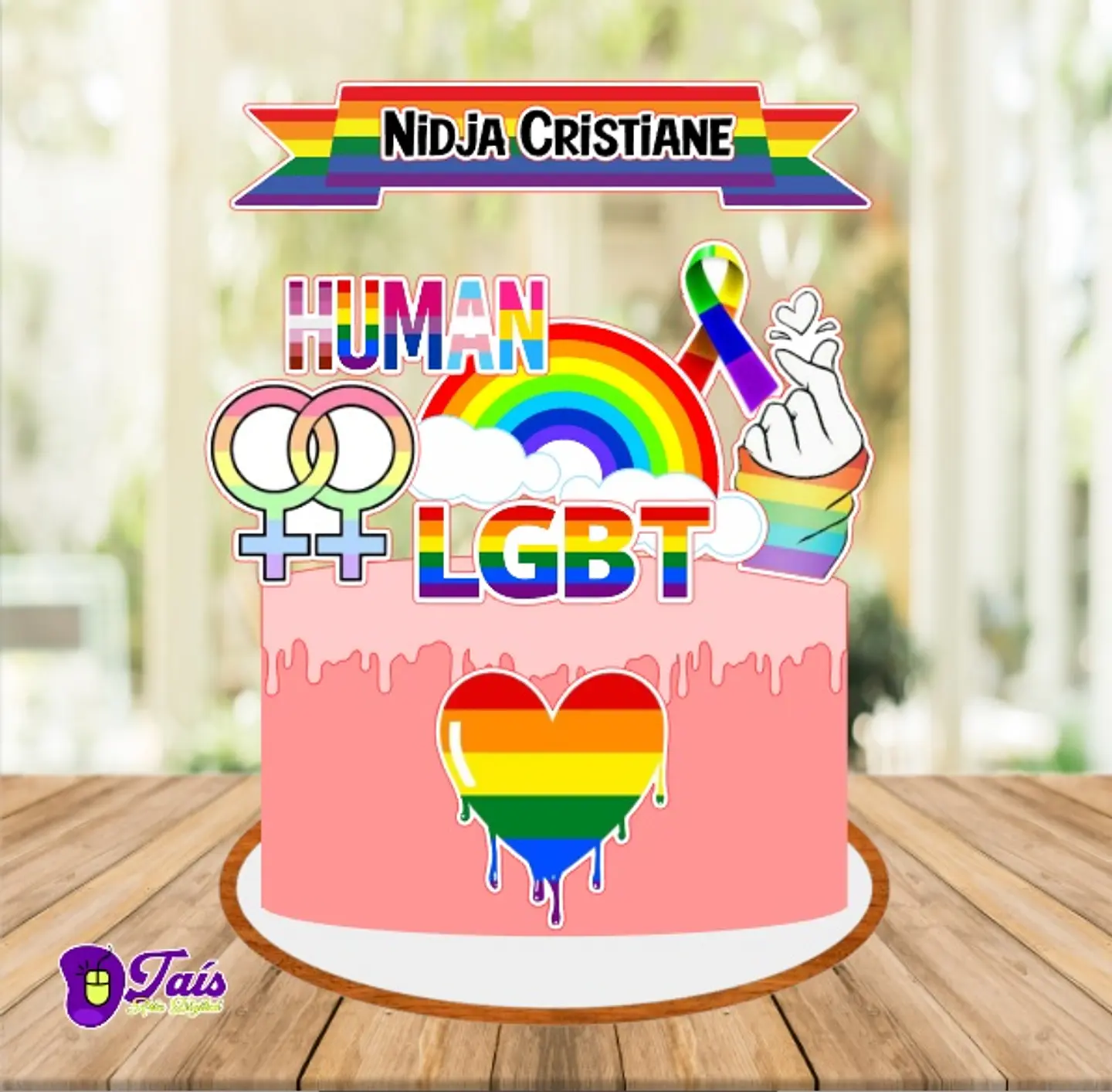 Arquivo de Corte Topo de Bolo Orgulho LGBT 2 1