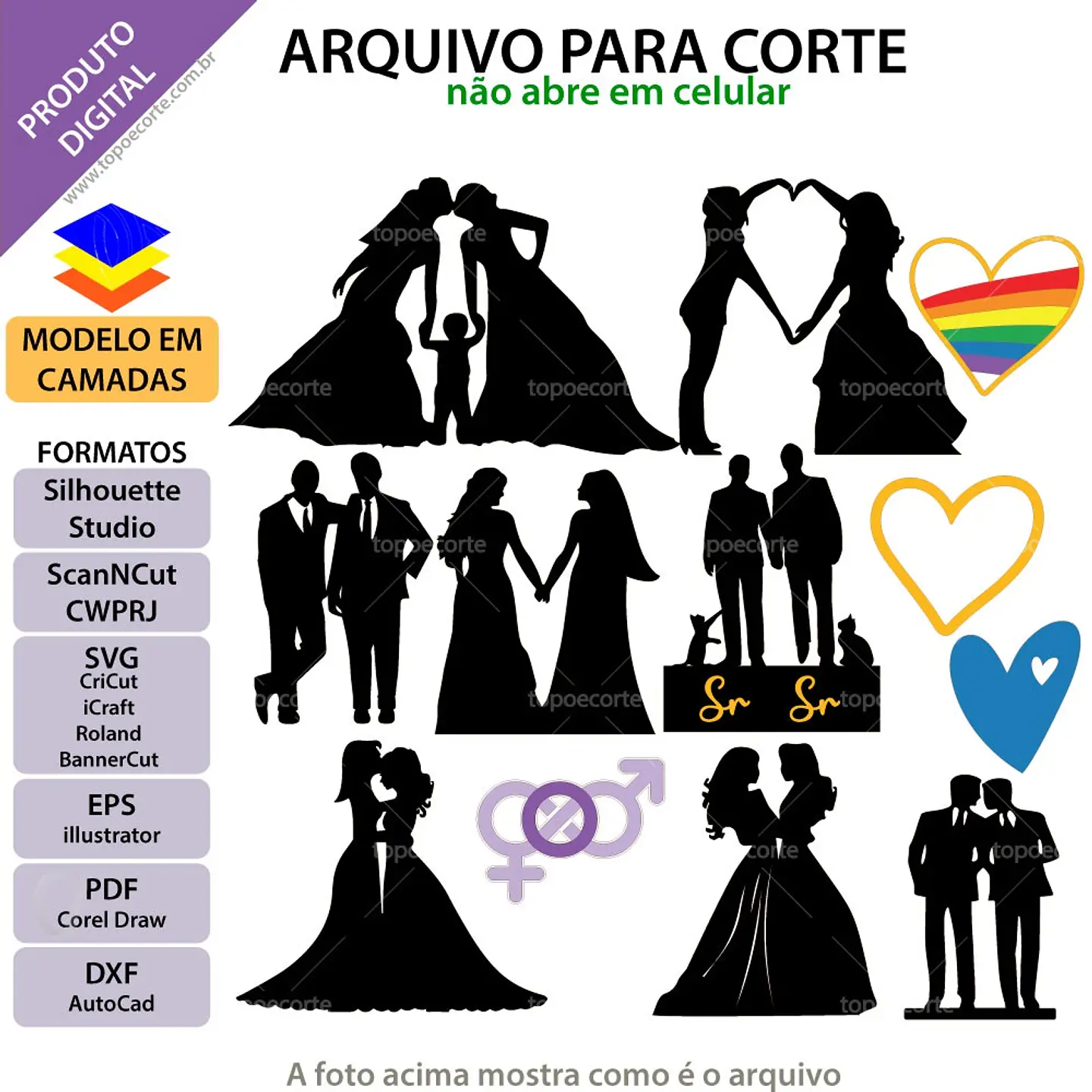Arquivo de Corte Topo de Bolo Orgulho LGBT 1 1
