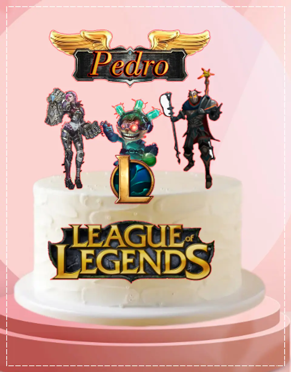 Arquivo de Corte Topo de Bolo League of Legends 5 1