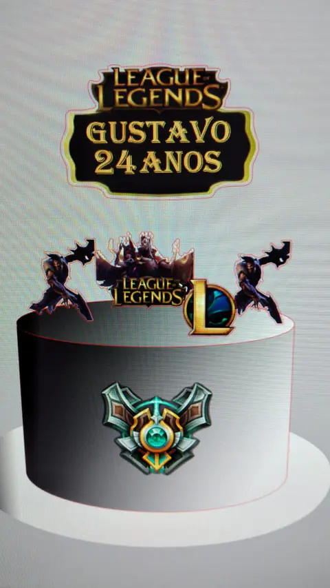 Arquivo de Corte Topo de Bolo League of Legends 4