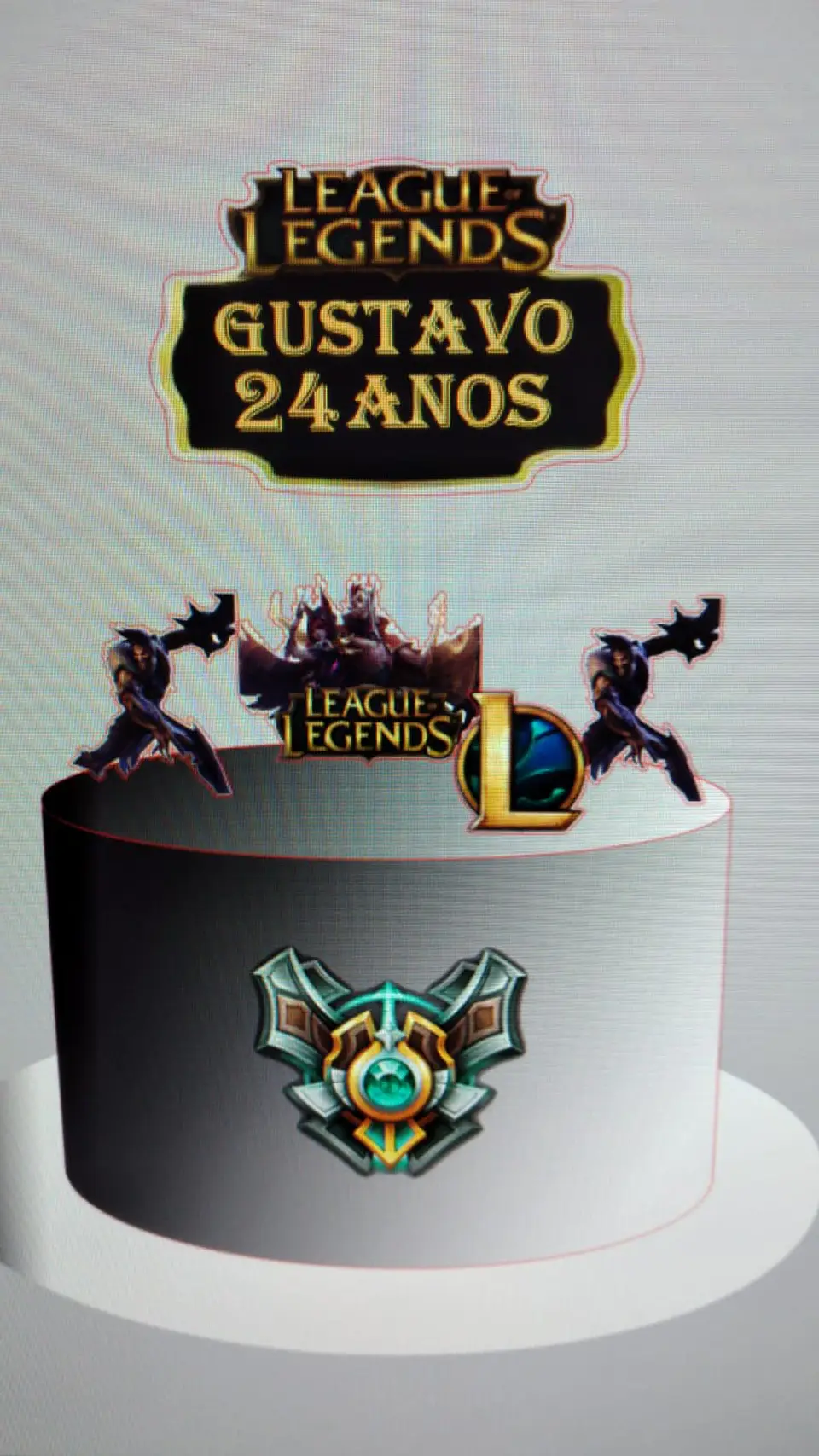 Arquivo de Corte Topo de Bolo League of Legends 4 1