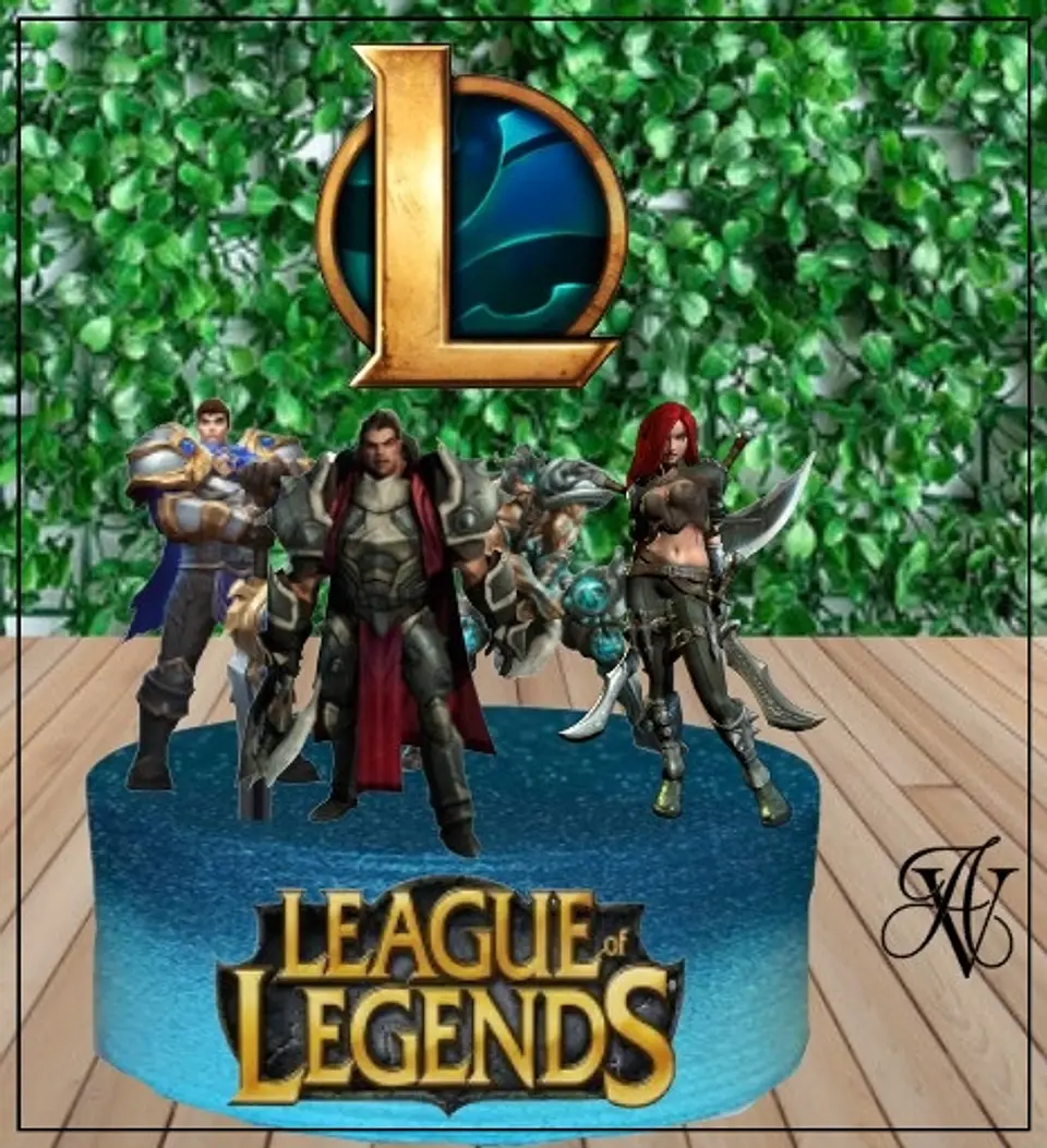 Arquivo de Corte Topo de Bolo League of Legends 1 1