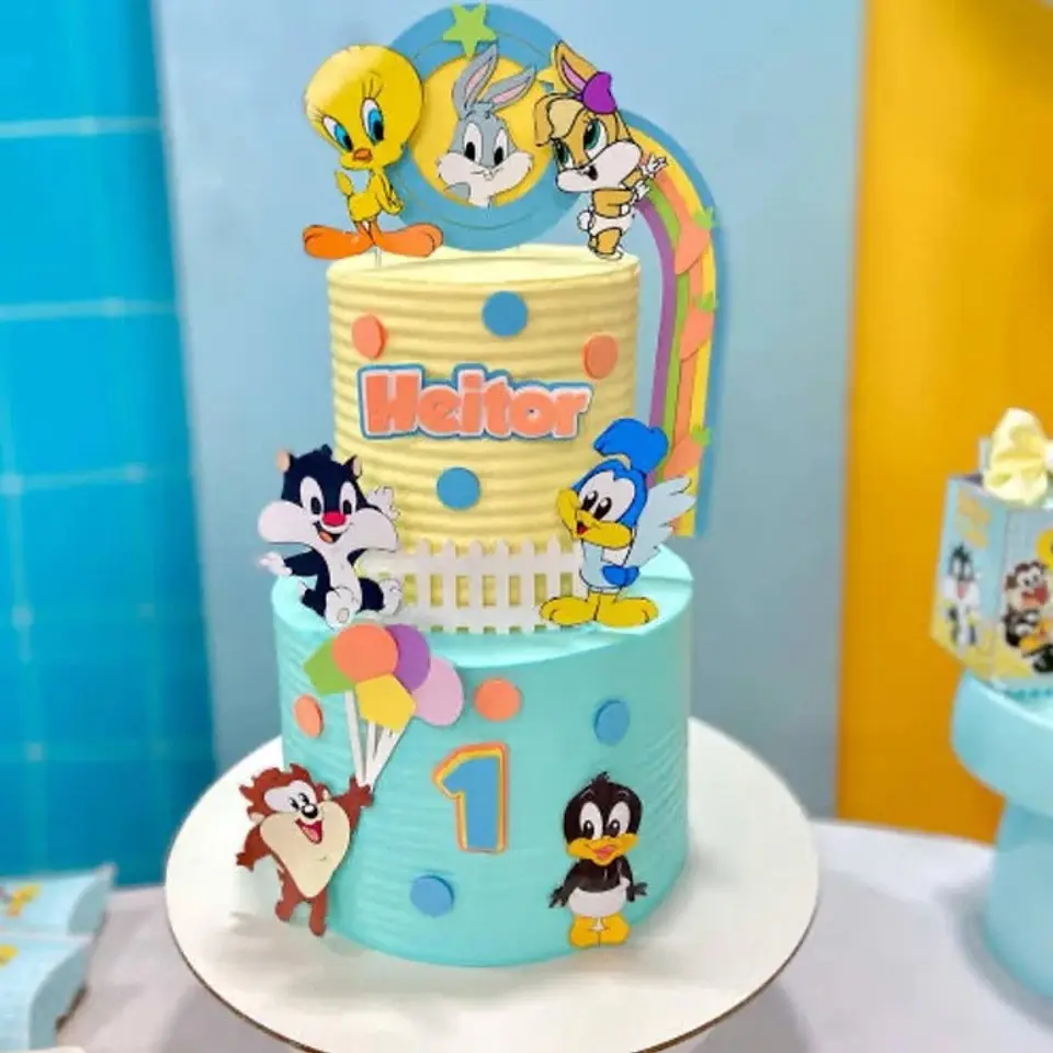 Arquivo de Corte Topo de Bolo Looney Tunes 13 1