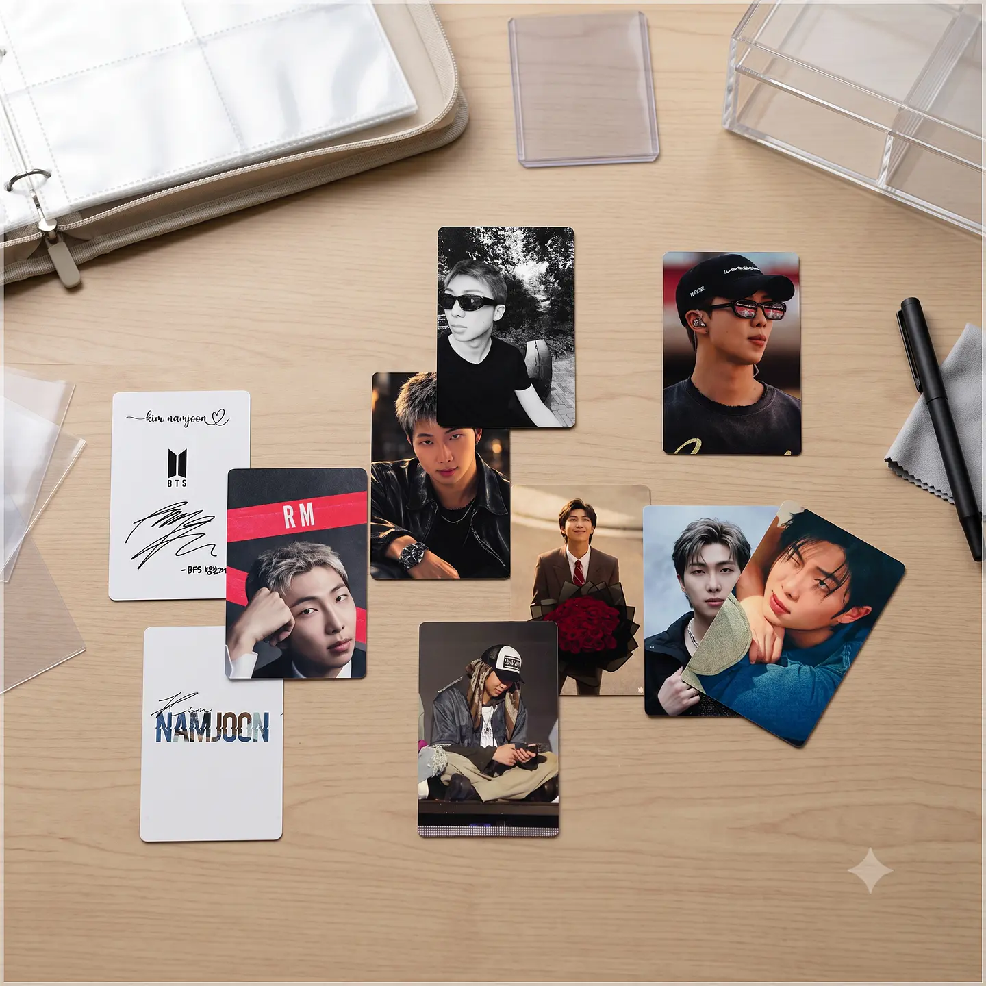 Arquivo de Corte Fotocards BTS RM Kim Namjoon 8 1