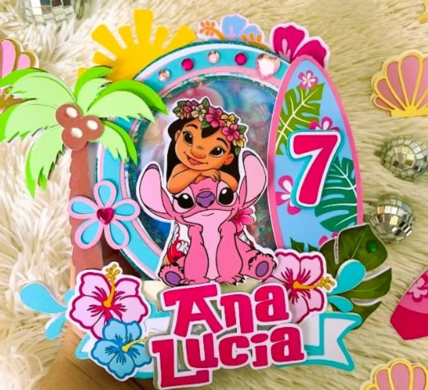 Arquivo de Corte Topo de Bolo Lilo e Stitch 16 1