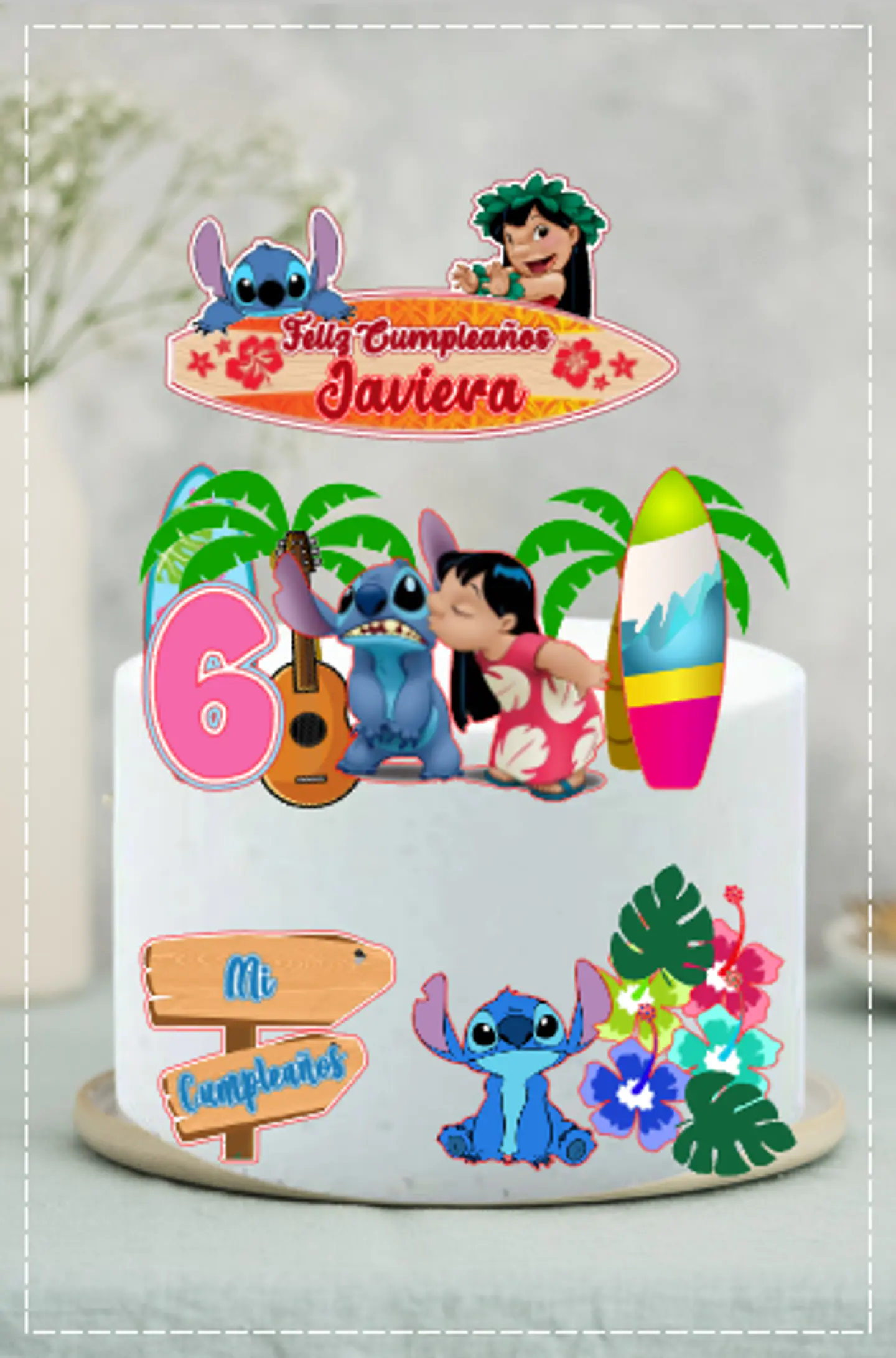 Arquivo de Corte Topo de Bolo Lilo e Stitch 11 1