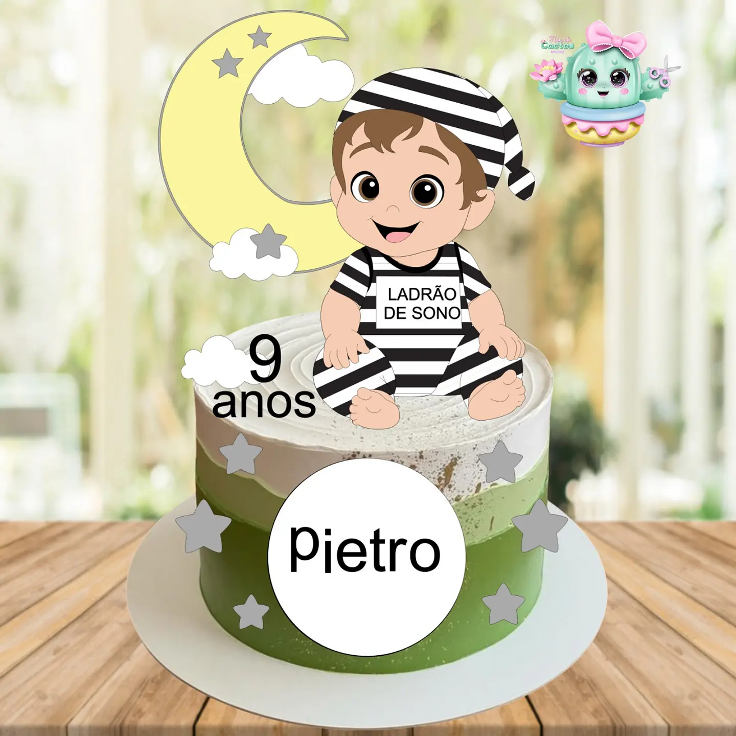 Arquivo de Corte Topo de Bolo Ladrão de Sono 3 1