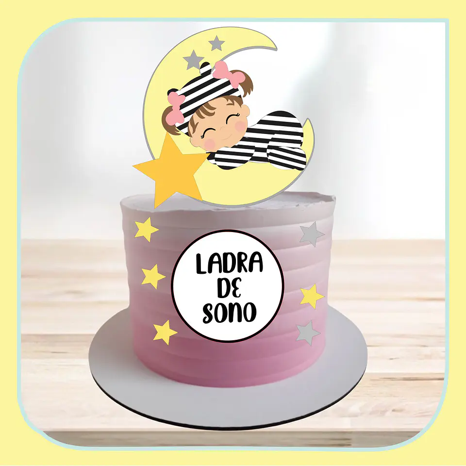 Arquivo de Corte Topo de Bolo Ladrão de Sono 1 1