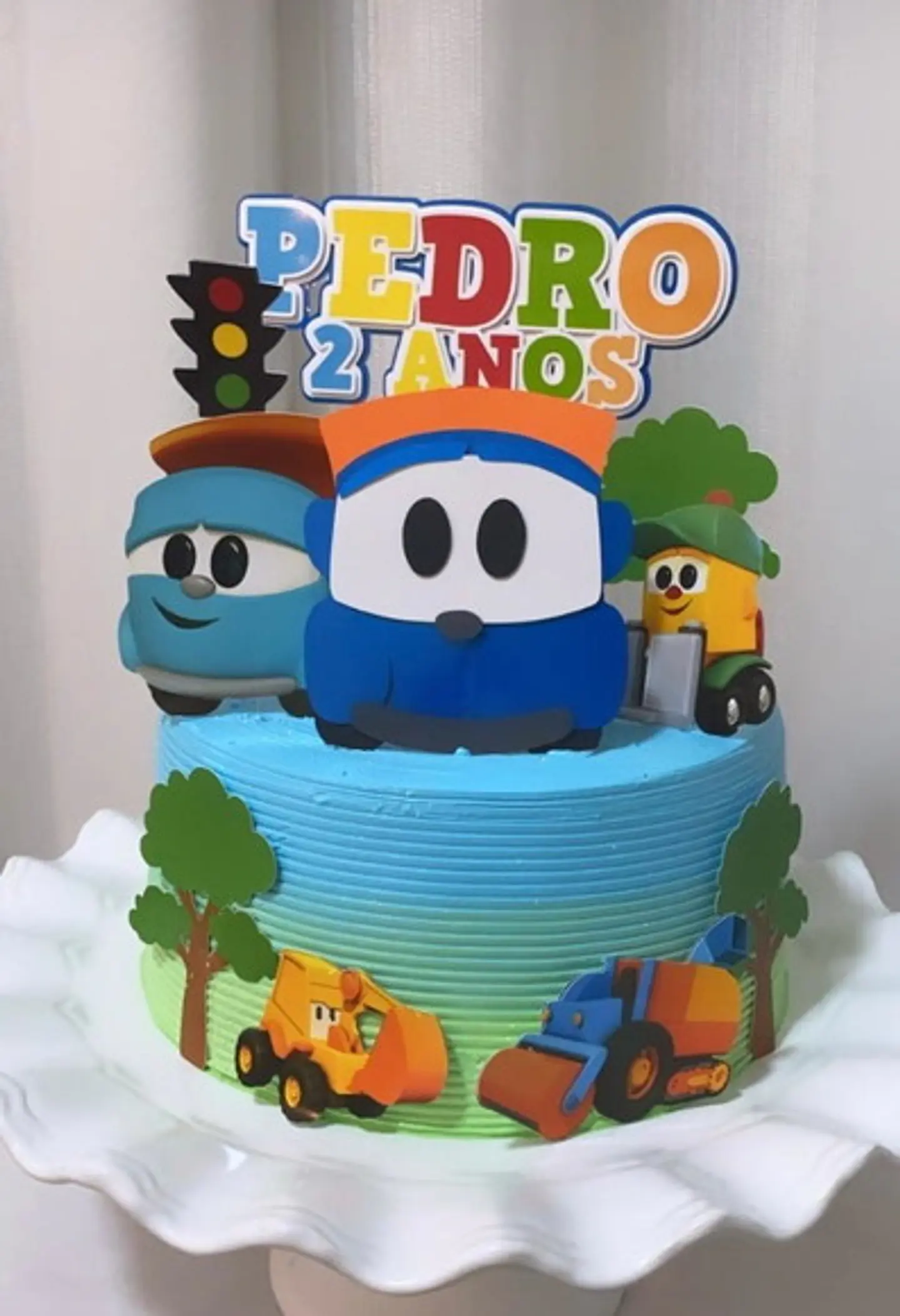Arquivo de Corte Topo de Bolo Léo o Caminhão 8 1