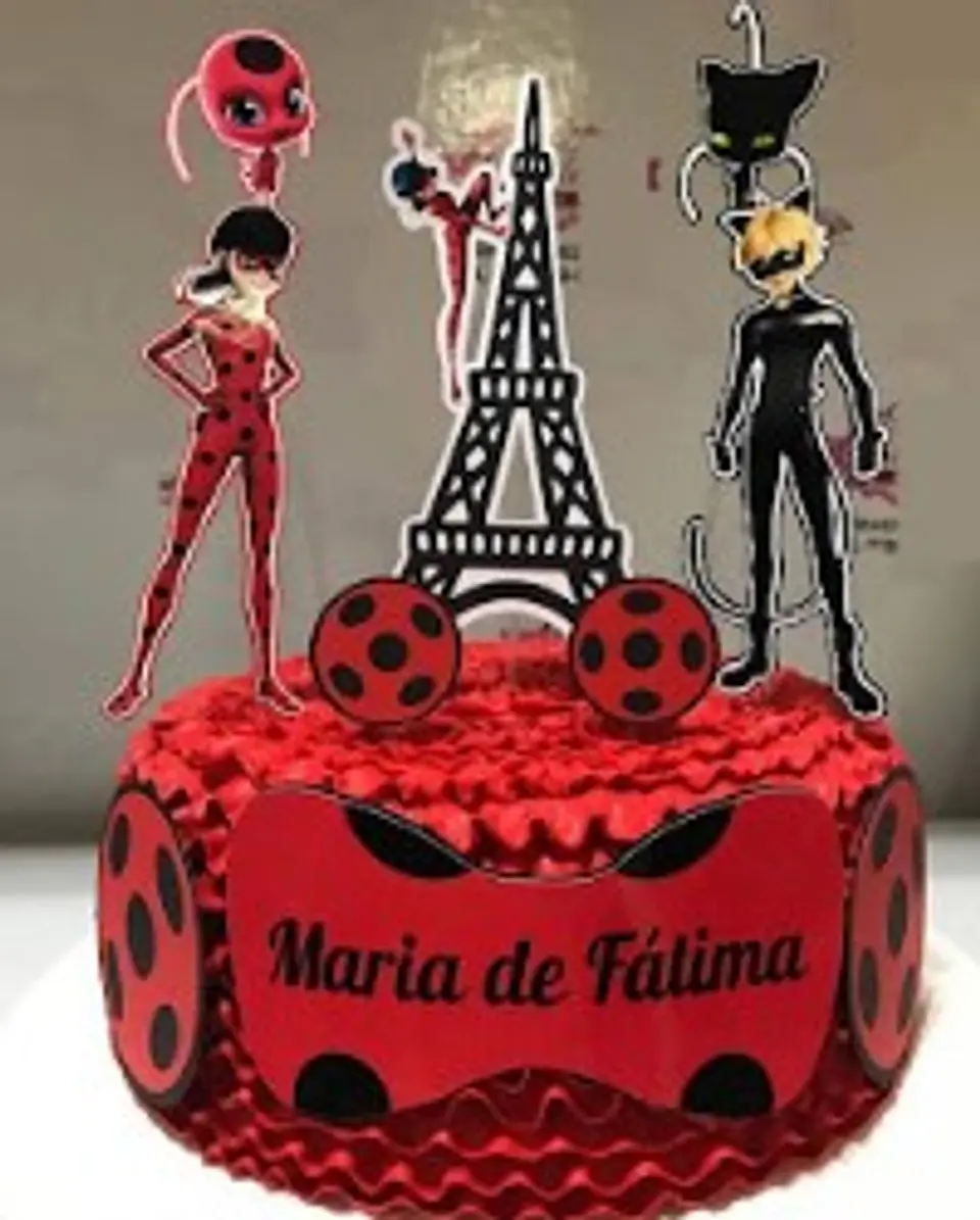 Arquivo de Corte Topo de Bolo Ladybug 15 1