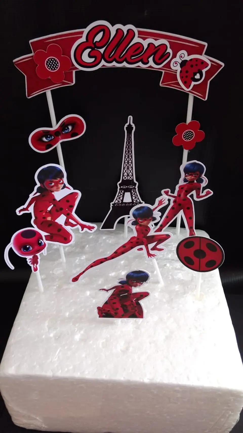 Arquivo de Corte Topo de Bolo Ladybug 2 1