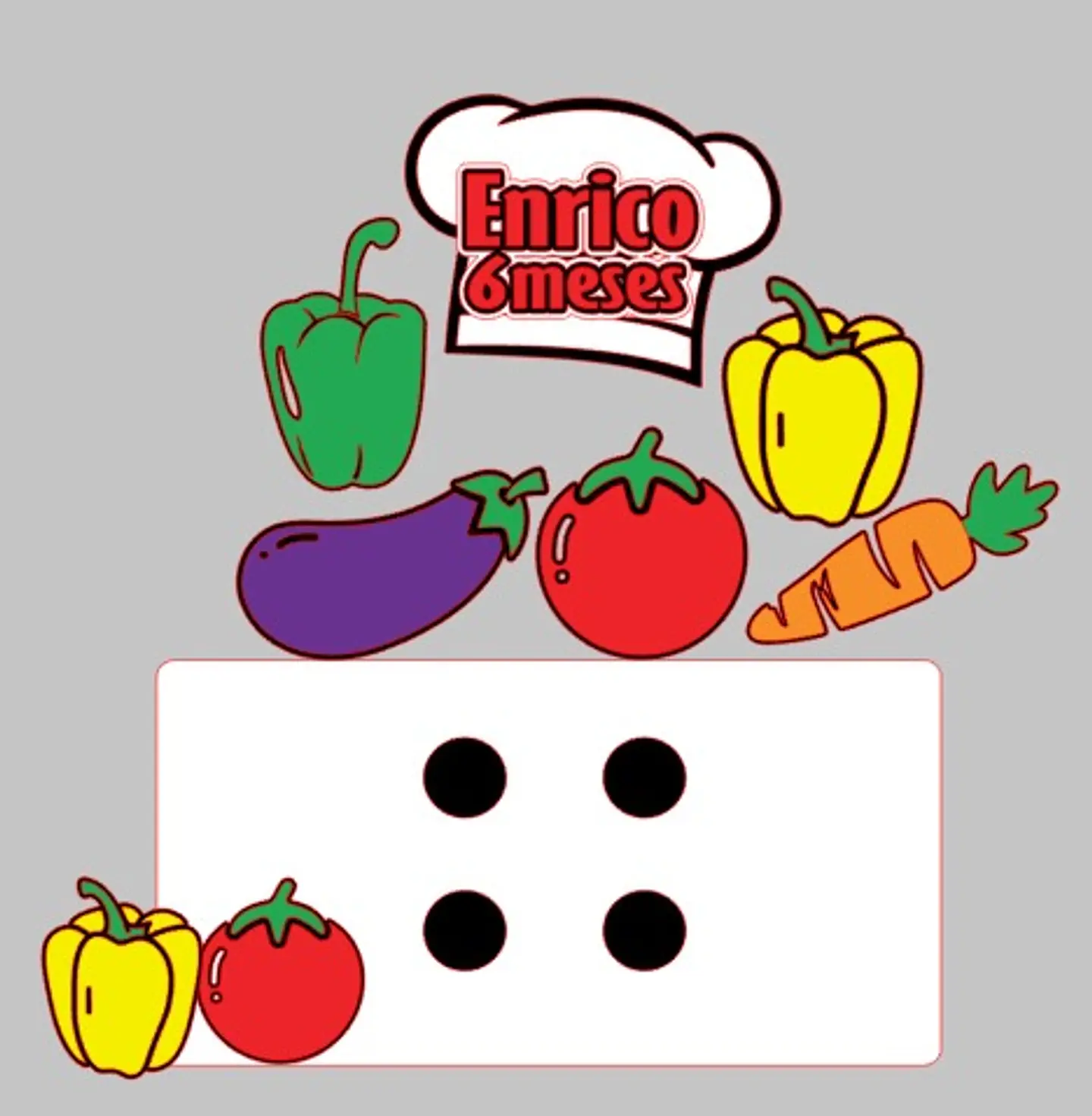 Arquivo de Corte Topo de Bolo Legumes 1 1