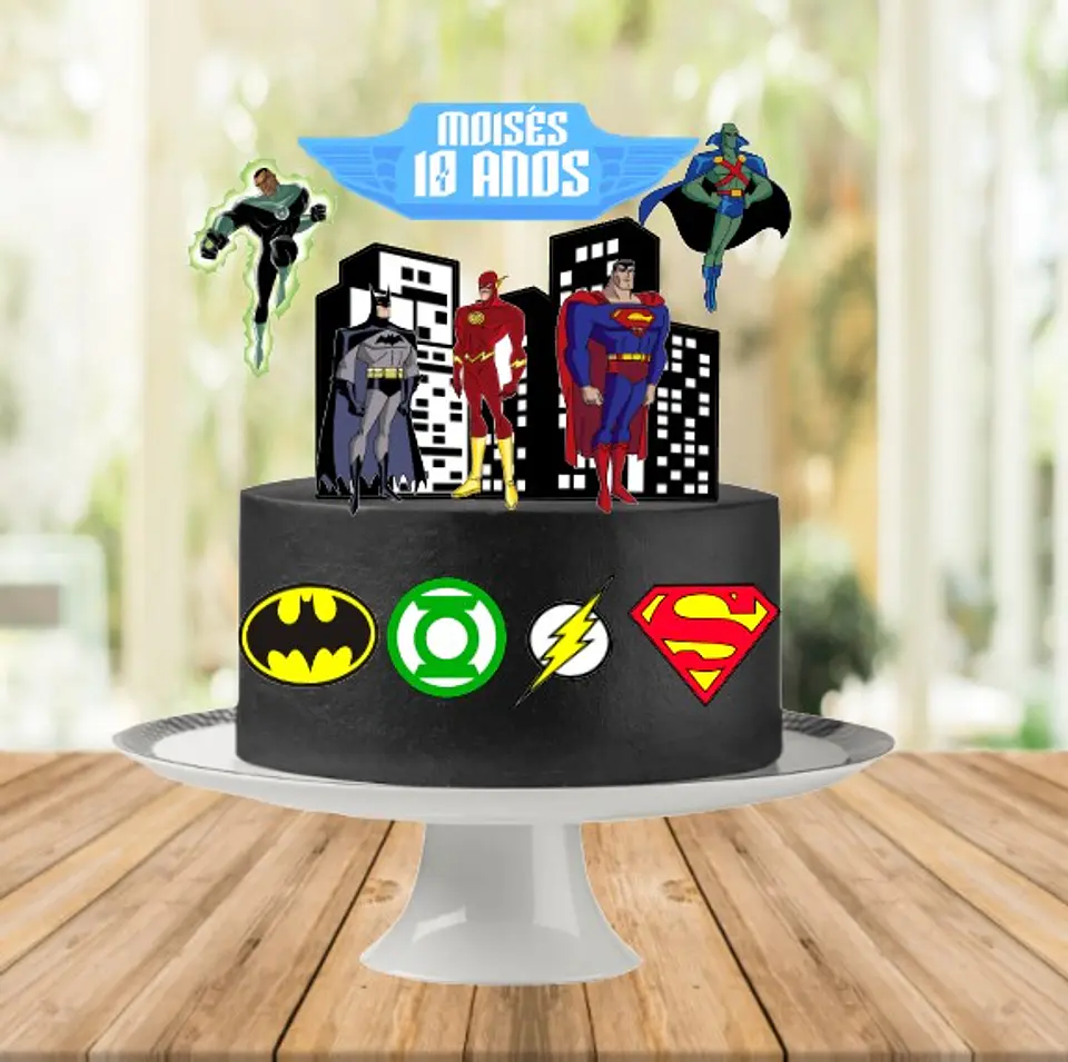 Arquivo de Corte Topo de Bolo Liga da Justiça 5 1