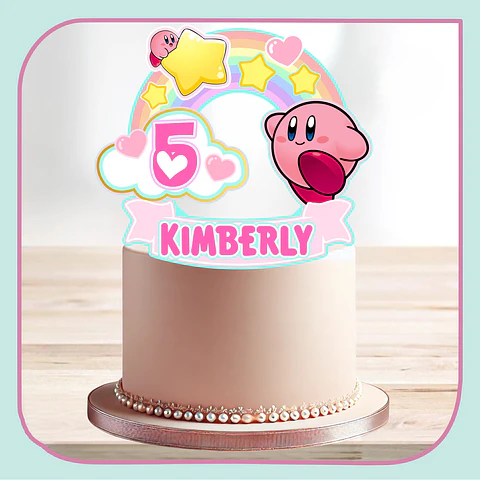 Arquivo de Corte Topo de Bolo Kirby 1