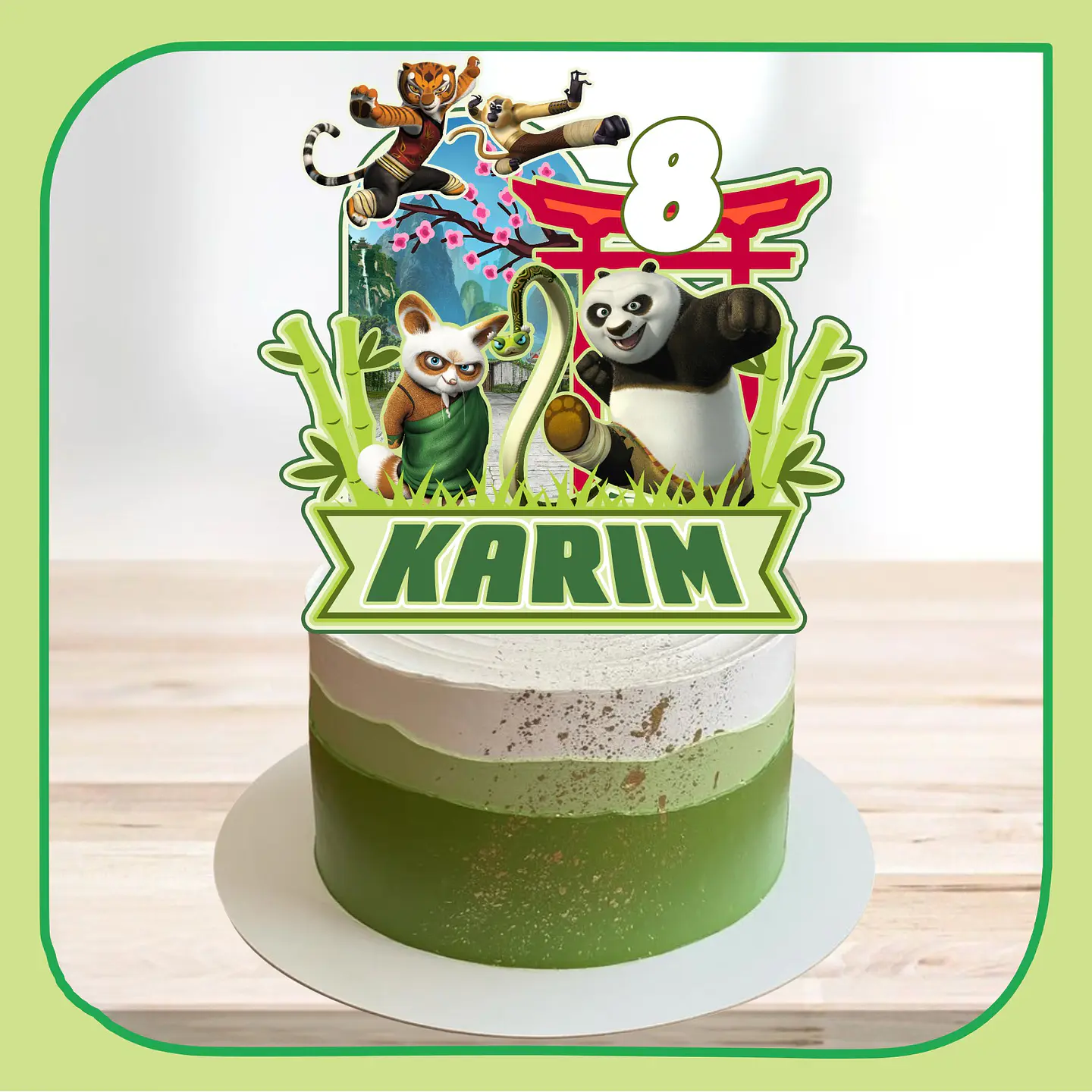 Arquivo de Corte Topo de Bolo Kung Fu Panda 2 1