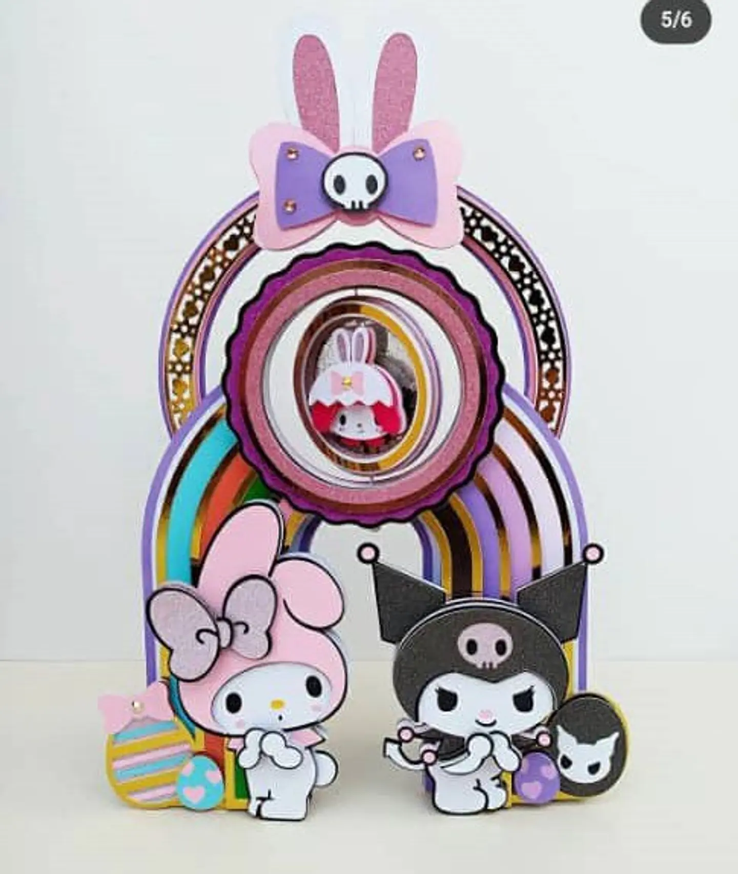 Arquivo de Corte Topo de Bolo Kuromi 12 1