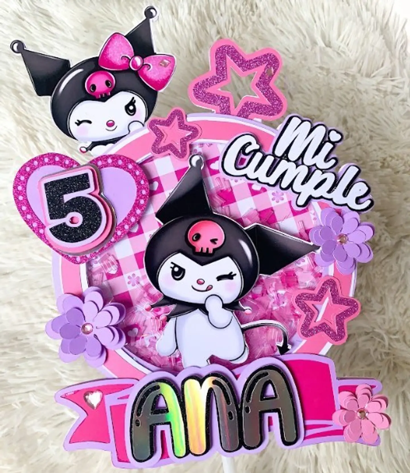 Arquivo de Corte Topo de Bolo Kuromi 5 1