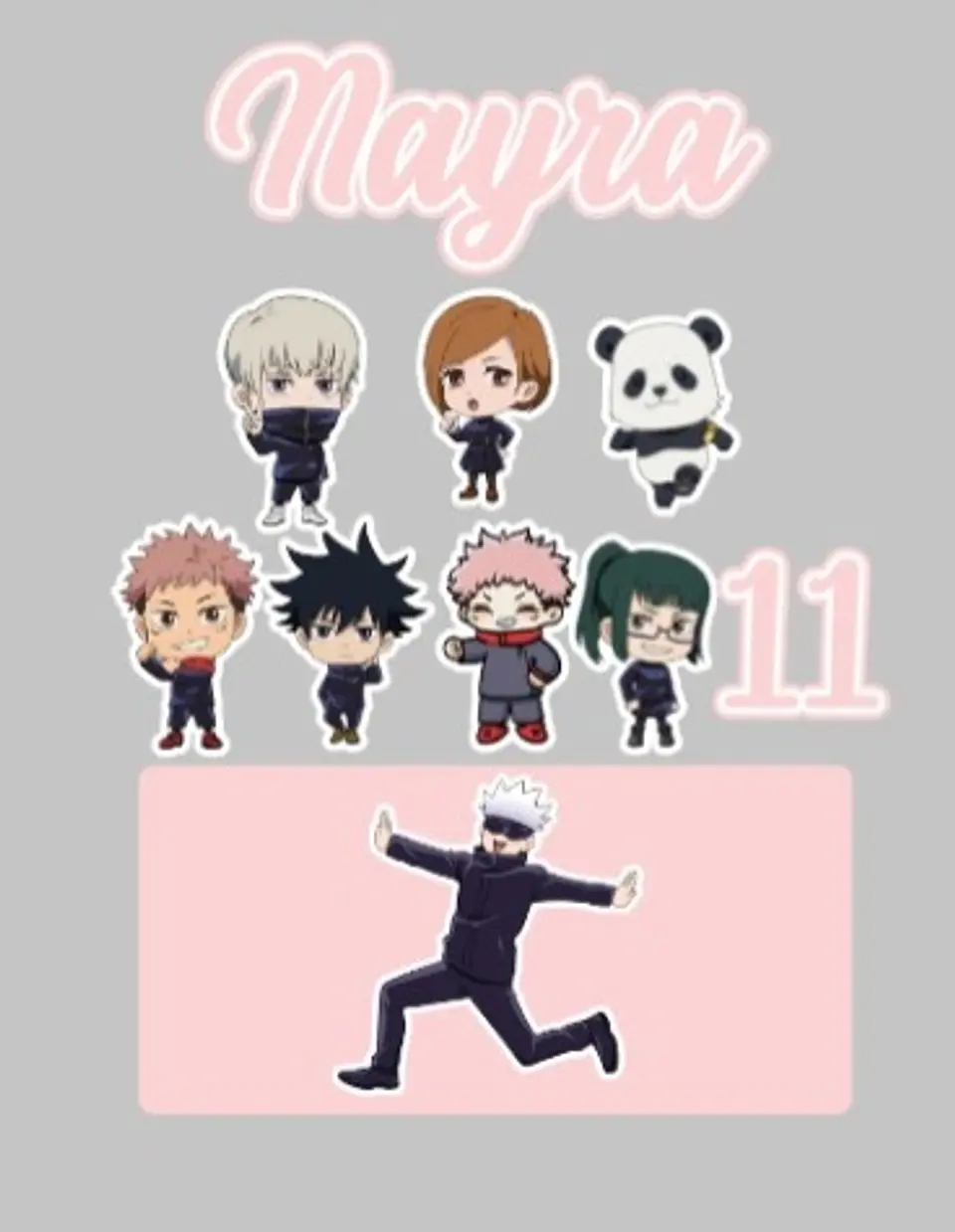 Arquivo de Corte Topo de Bolo Jujutsu Kaisen 1 1