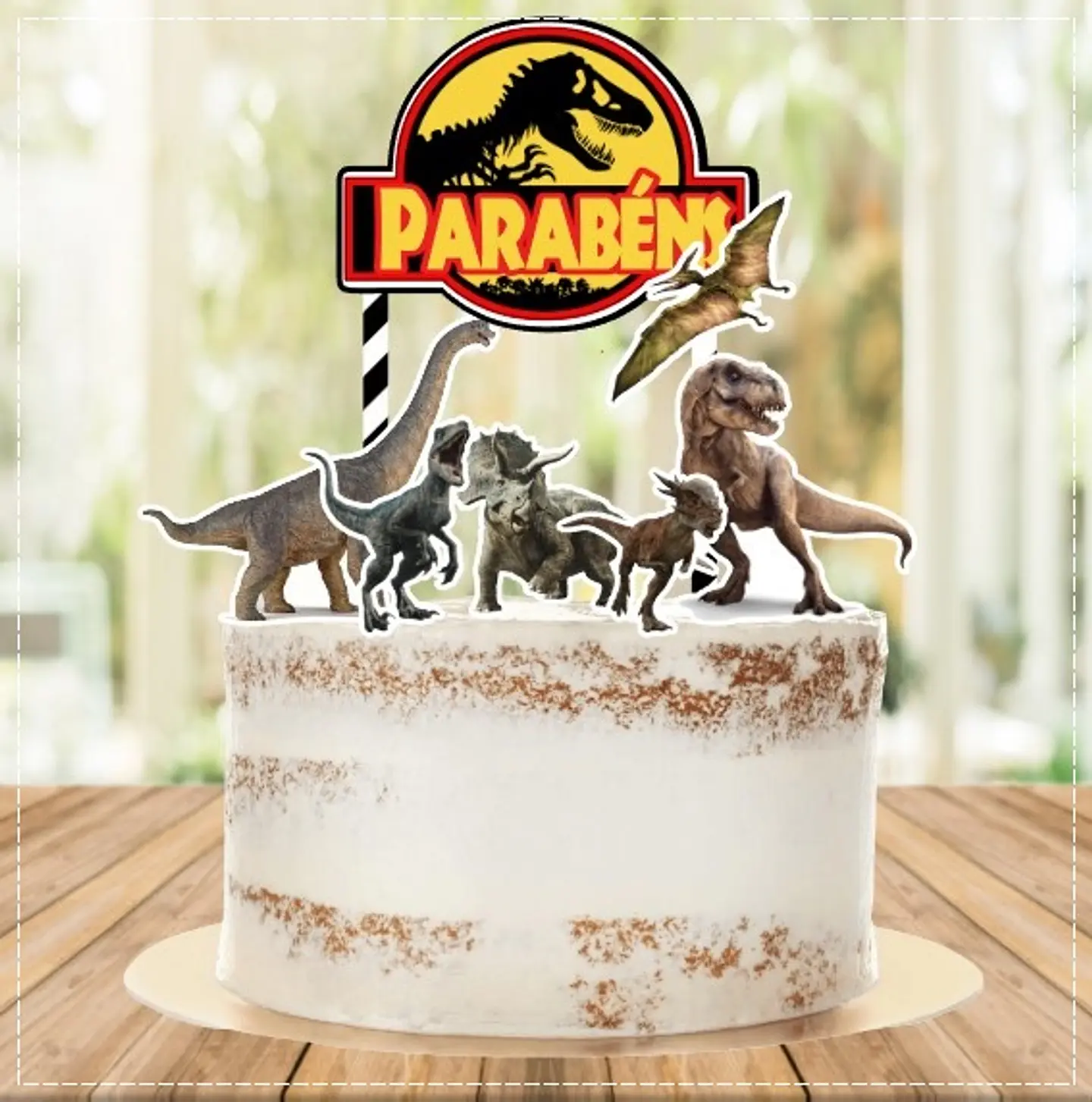 Arquivo de Corte Topo de Bolo Jurassic Park 10 1