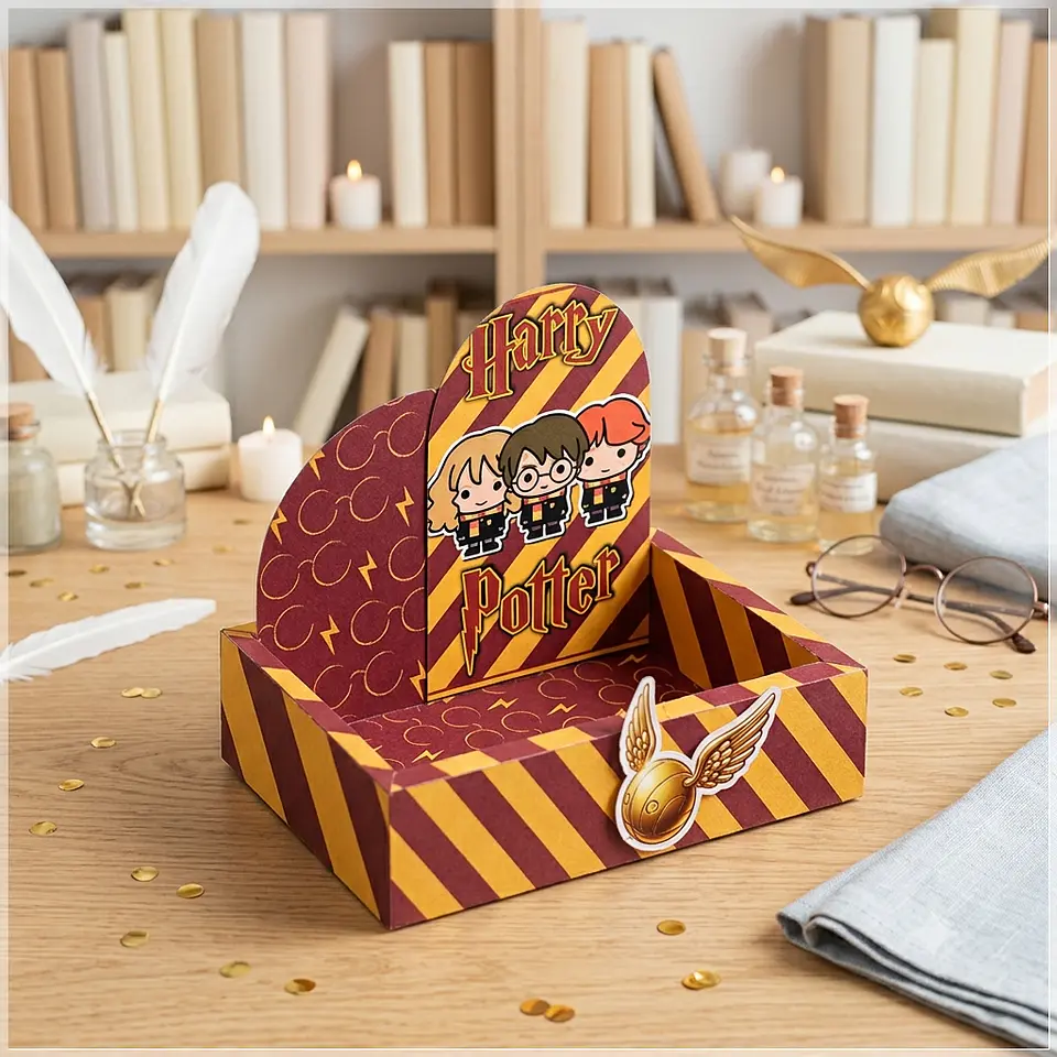 Arquivo de Corte Caixa Cenário Cesta Harry Potter 1 1