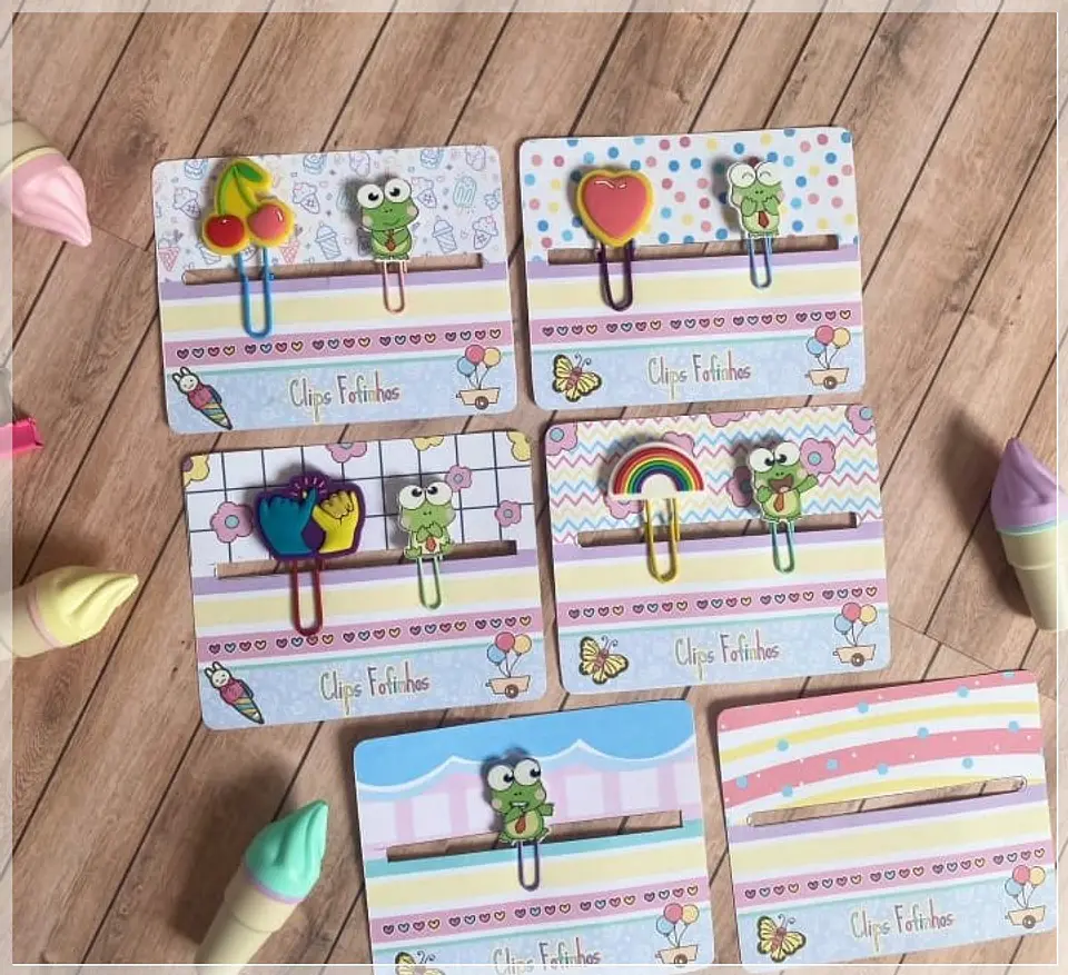 Arquivo de Corte Card com Clip Flores 2 1