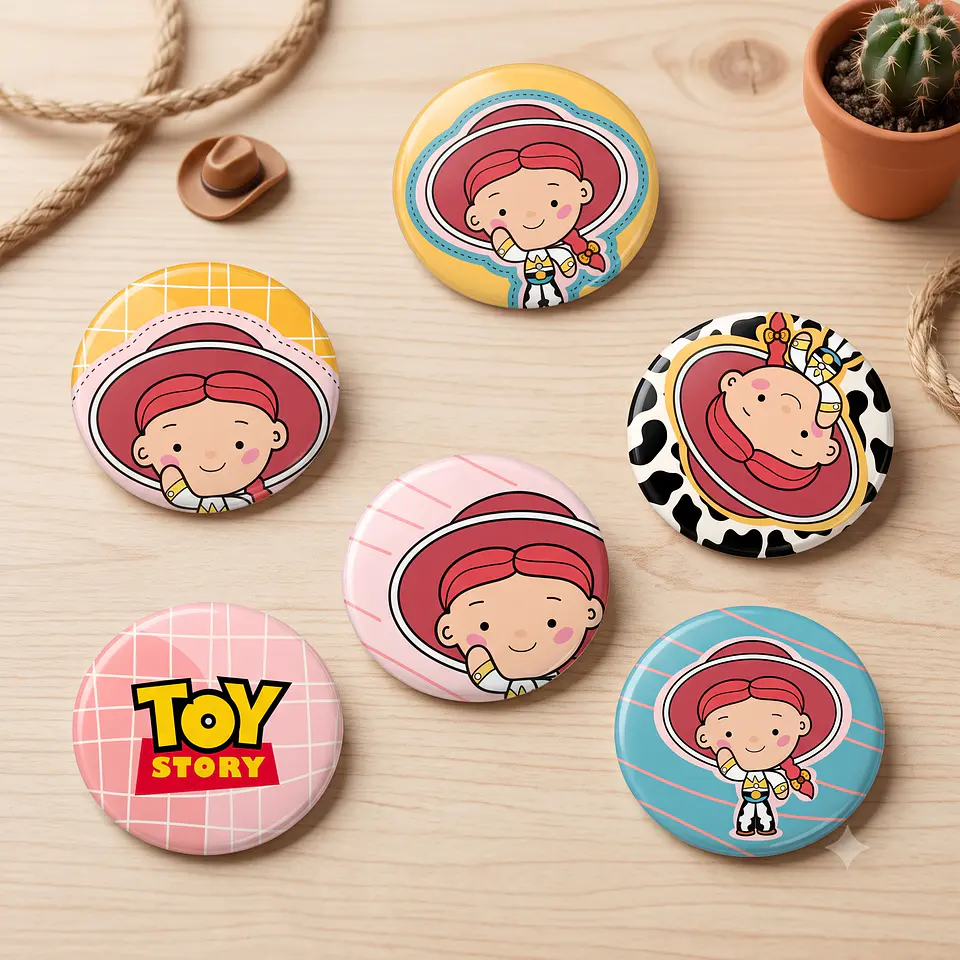 Arquivo de Corte Bottons Toy Story Jessie 7 1