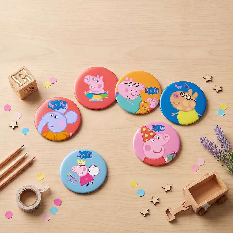 Arquivo de Corte Bottons Peppa Pig 17 1