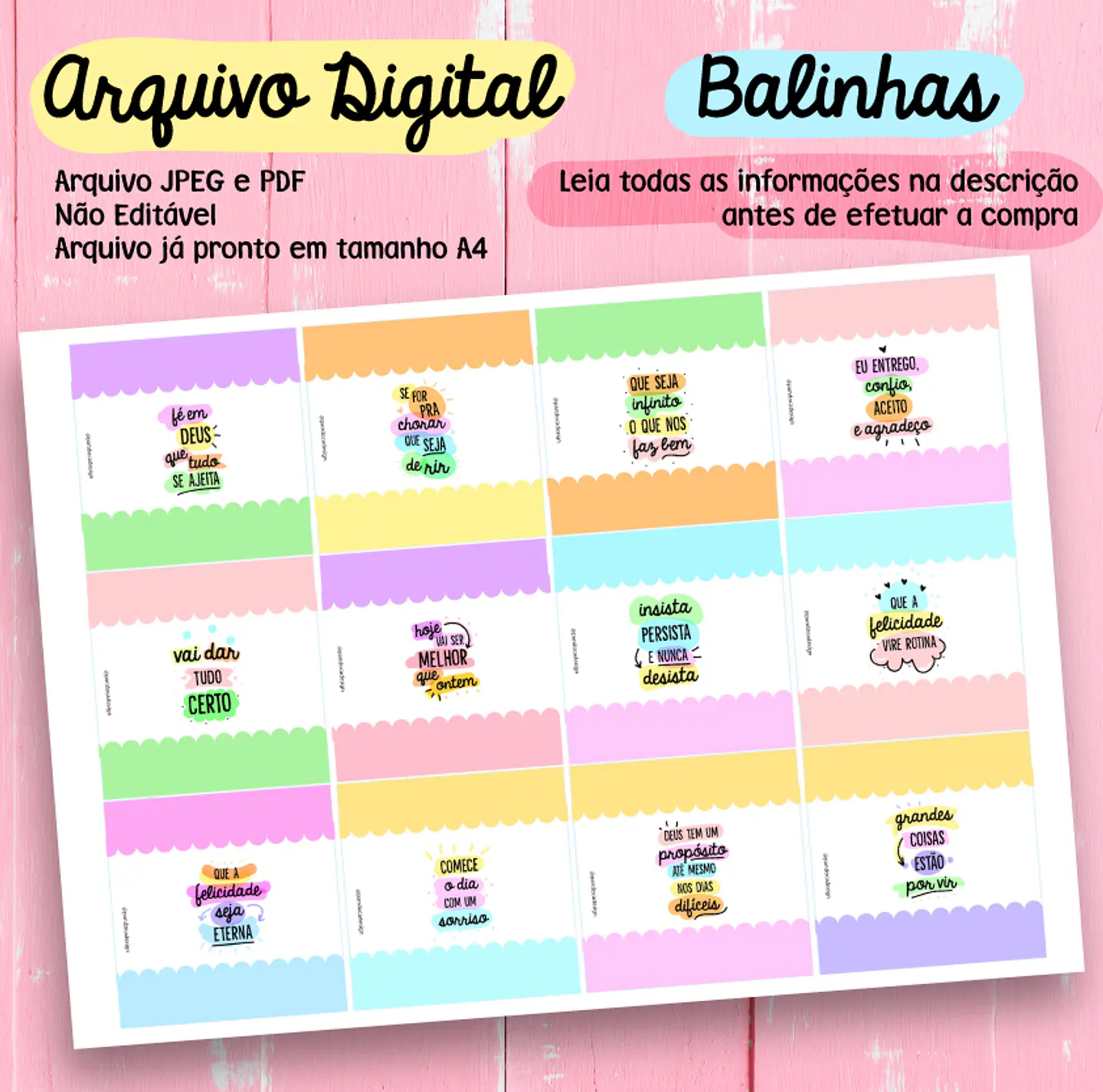 Arquivo de Corte - Balinha Frases 1