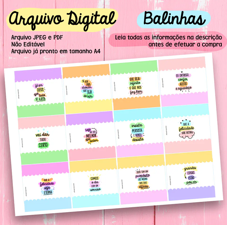 Arquivo de Corte - Balinha Frases 1
