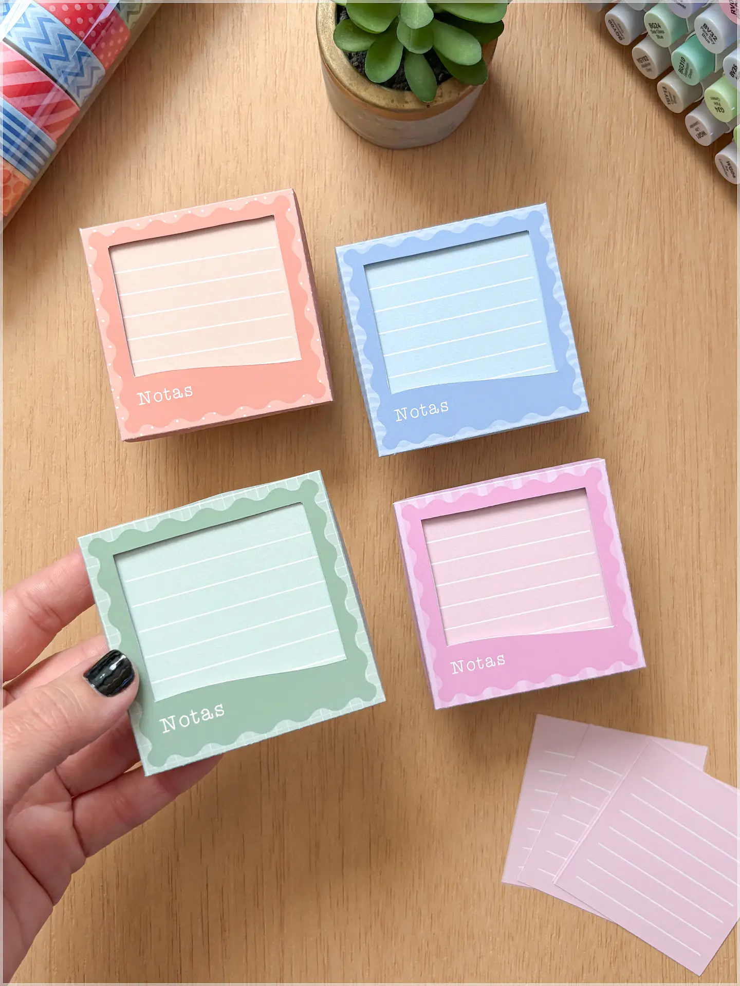 Arquivo de Corte Caixinha Post It 2 1