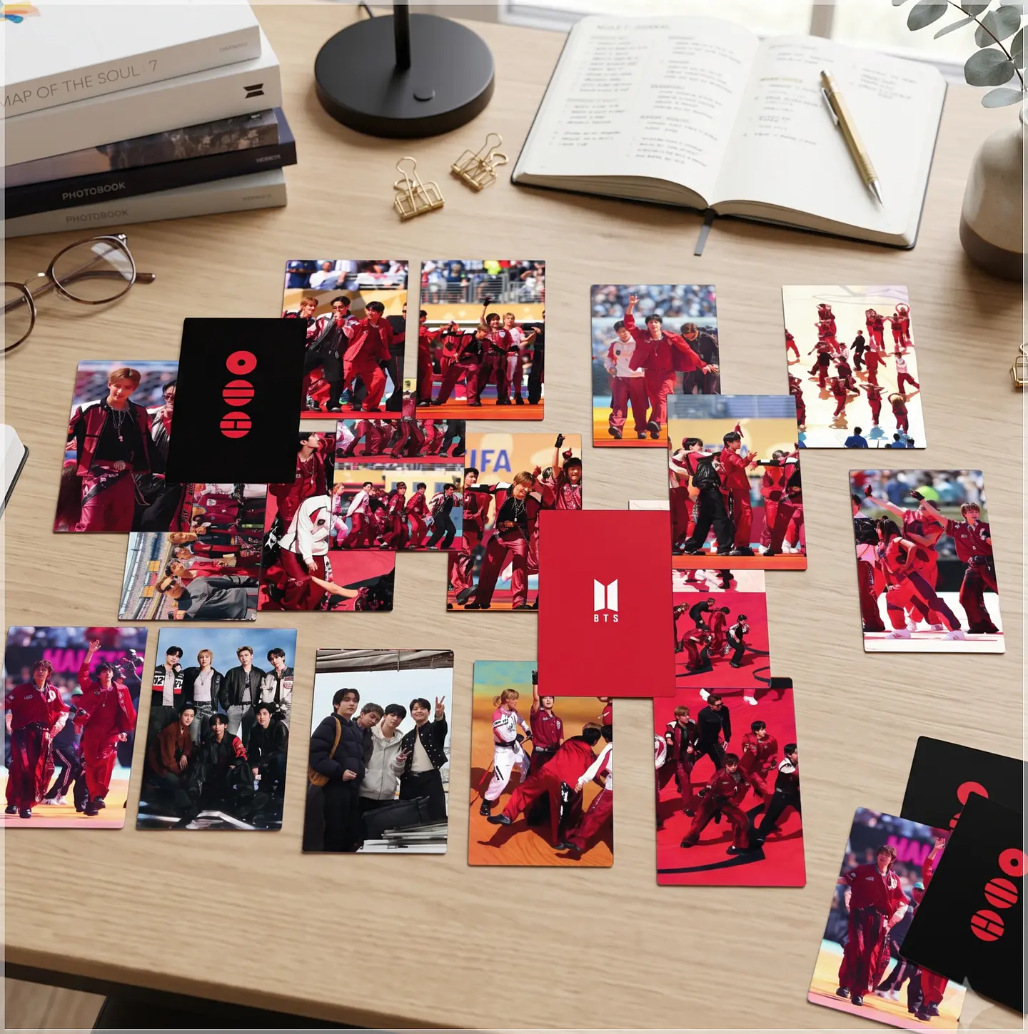 Arquivo de Corte Fotocard BTS Final da Copa do Mundo 2026 4 1