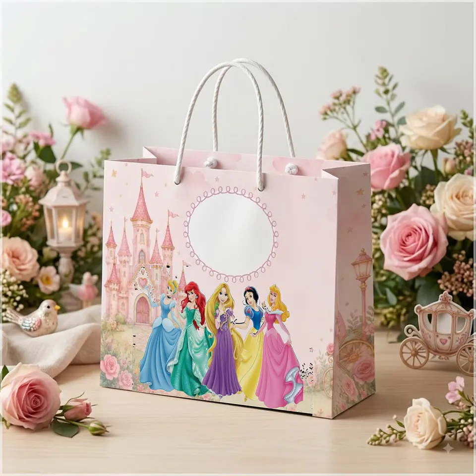 Arquivo de Corte Sacolinha Princesas 17 1