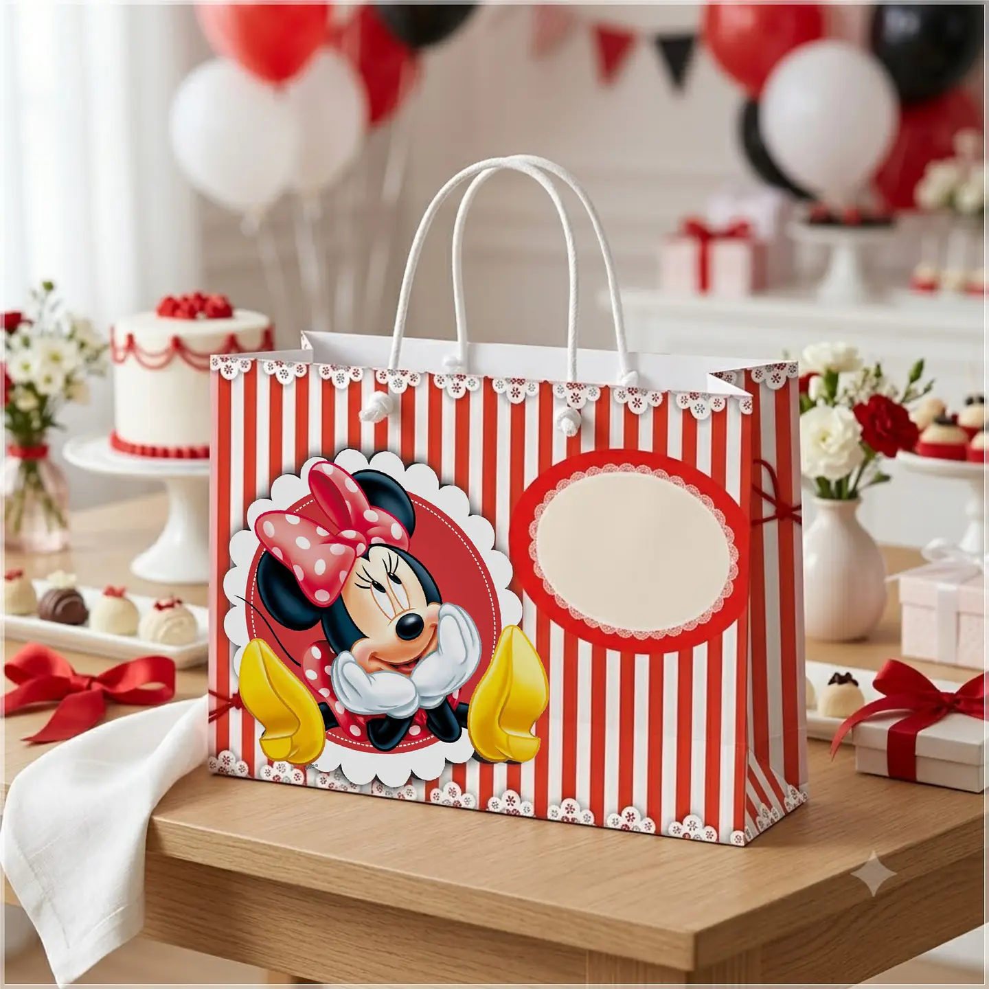Arquivo de Corte Sacolinha Minnie Vermelha 6 1