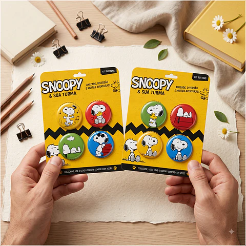 Arquivo de Corte Bottons Snoopy 28