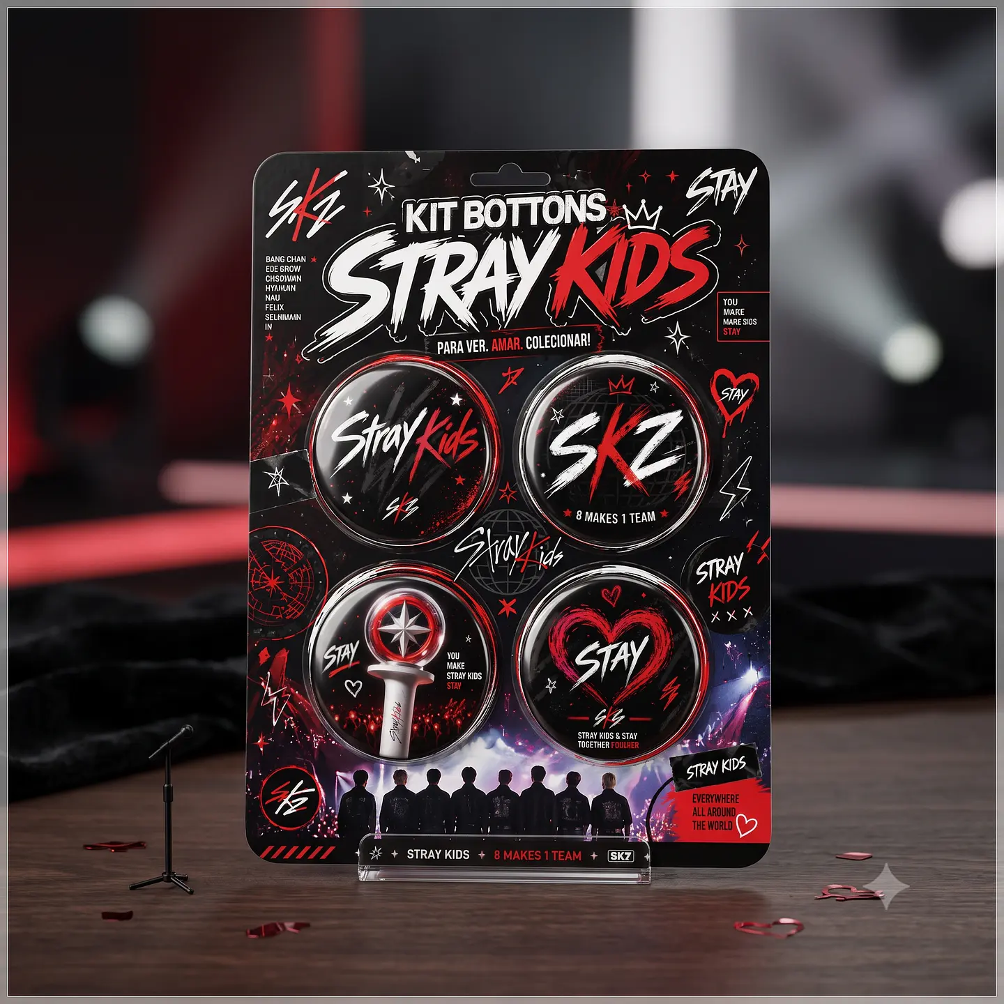 Arquivo de Corte Bottons Stray Kids 18 1